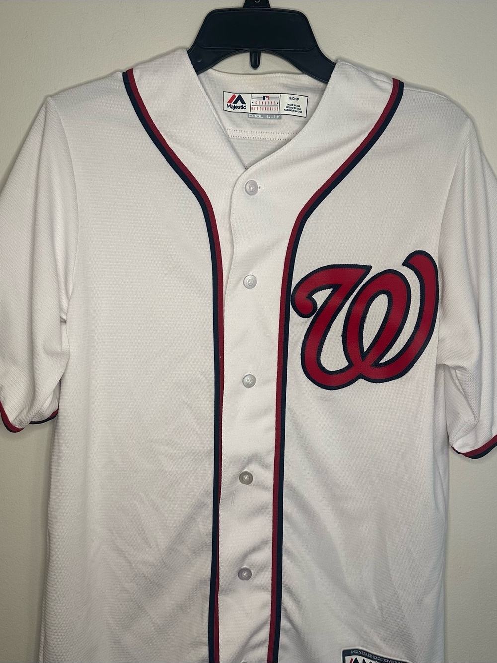 Majestic Bryce Harper Washington Nationals Mens S White Jersey 2017 Postseason